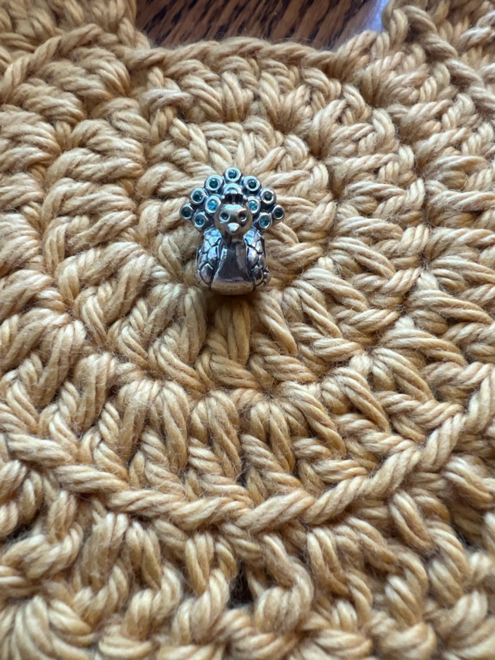 Peacock Pandora Charm